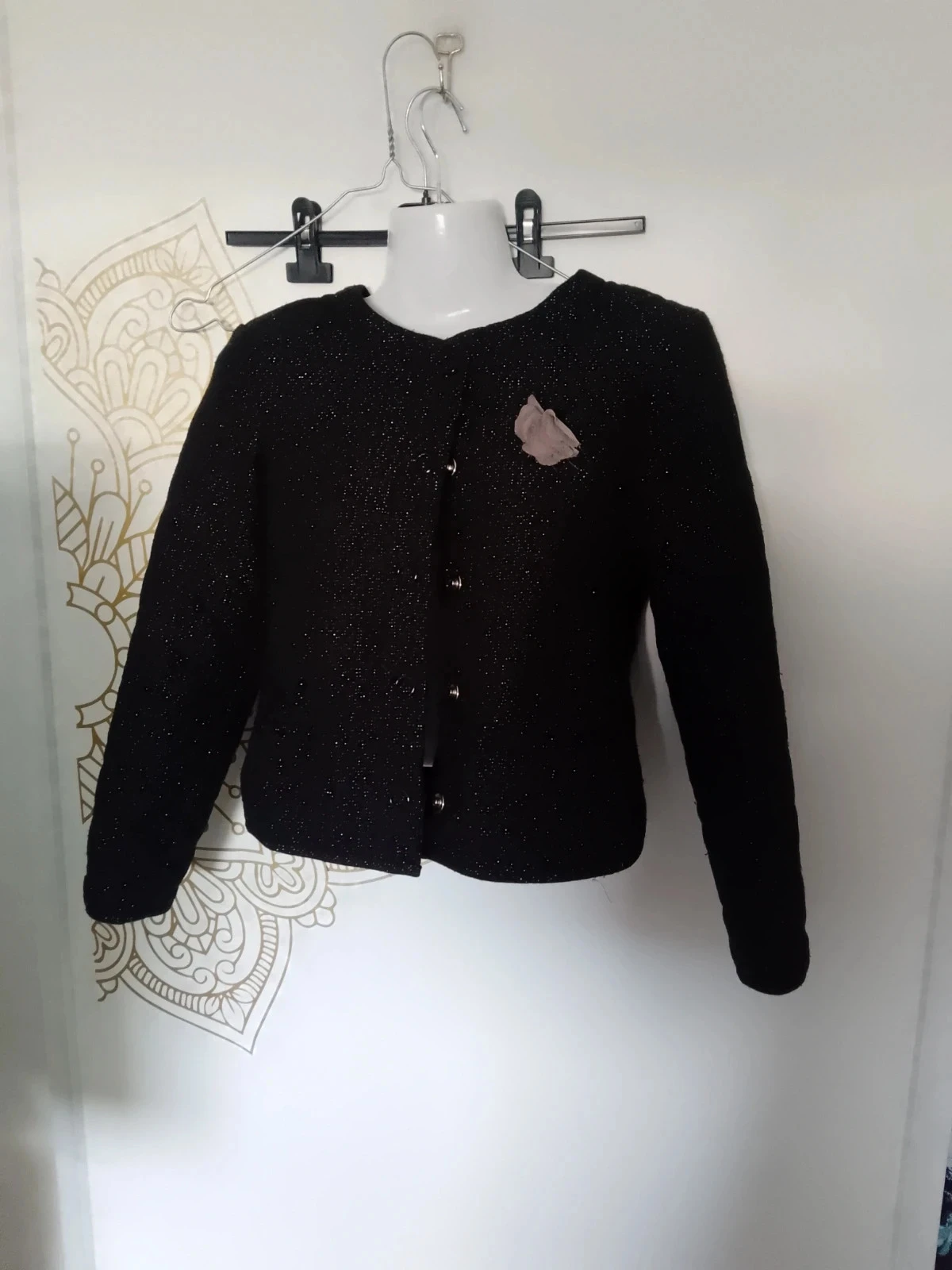 Veste matelassée noire  xxs femme